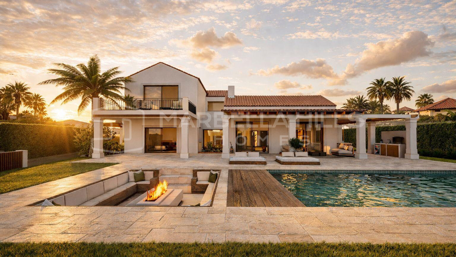 Renovated Andalusian Villa for Sale in El Rosario, Marbella East