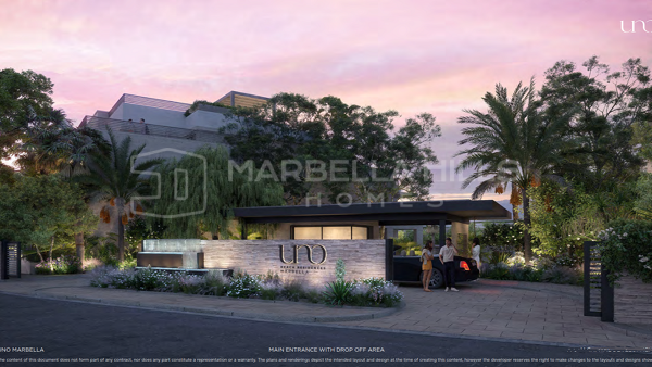 Apartamentos de lujo en primera línea de playa en venta en UNO Marbella, Milla de Oro