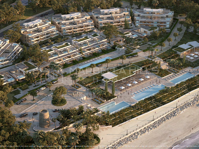 Luxusapartments in erster Strandlinie zum Verkauf in UNO Marbella an der Goldenen Meile