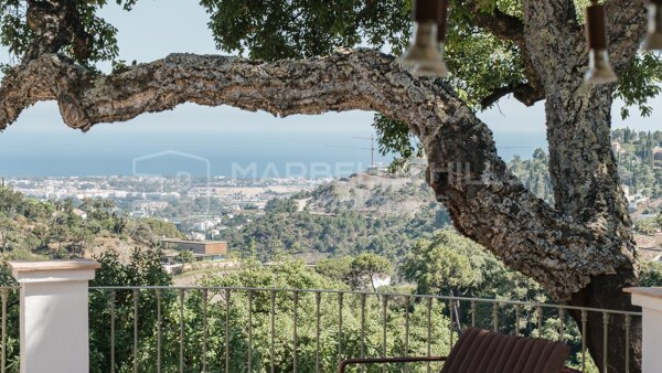 Renovated Luxury Villa for Sale in El Madroñal with Panoramic Sea Views and 9,226 m² Estate