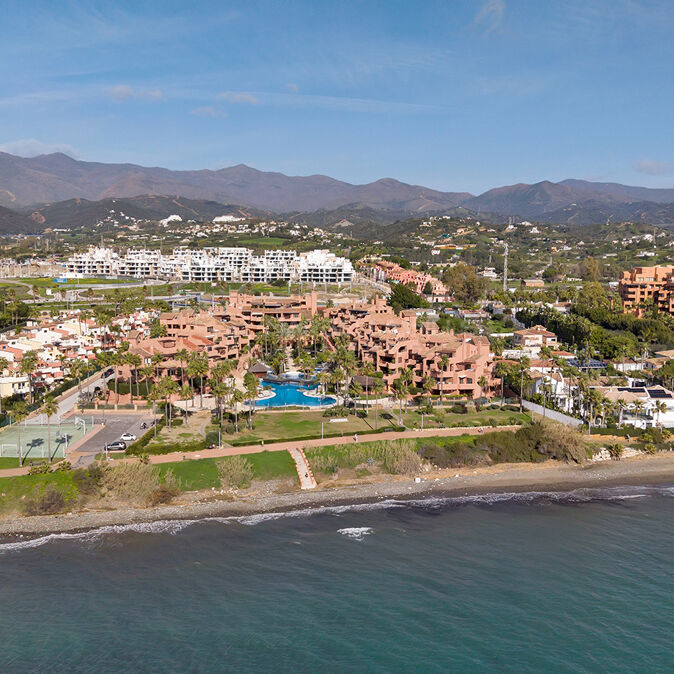 Beachfront Garden Apartment for Sale in Mar Azul, New Golden Mile, Estepona