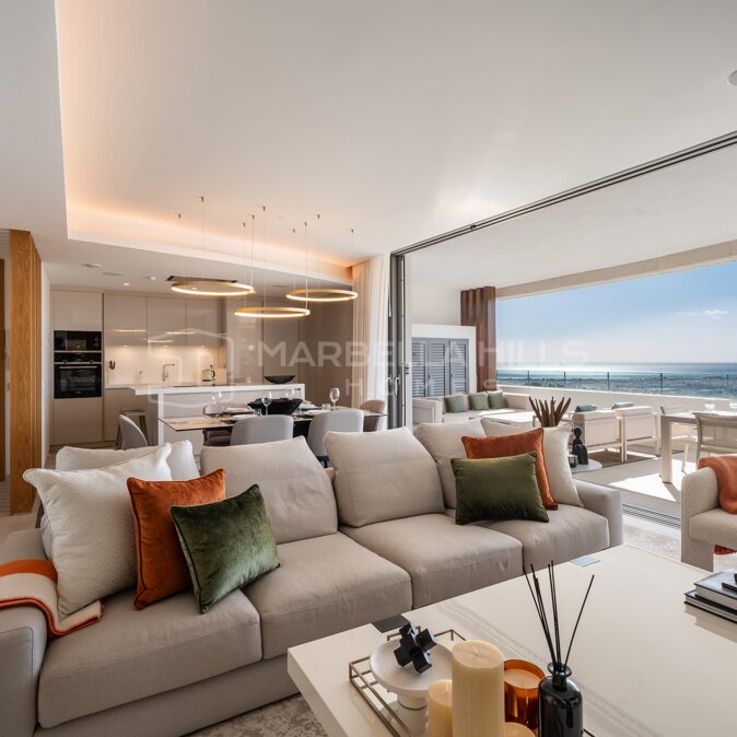 Appartement de luxe avec vue panoramique sur la mer à vendre à Quercus à Real de La Quinta, Benahavís