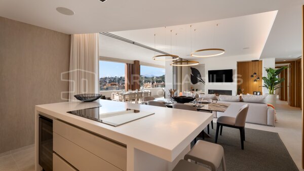 Appartement de luxe avec vue panoramique sur la mer à vendre à Quercus à Real de La Quinta, Benahavís