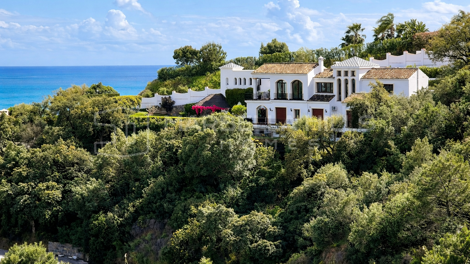 Villa andalouse avec vue sur la mer à Monte Mayor, Benahavís