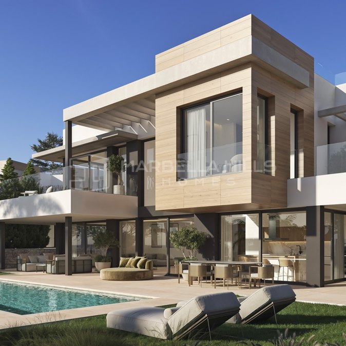Luxuriöse Neubauvillen zum Verkauf in Hacienda Las Chapas, Marbella Ost