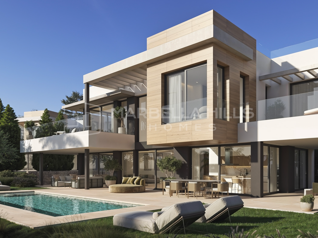 Villas de lujo de obra nueva en venta en Hacienda Las Chapas, Marbella Este