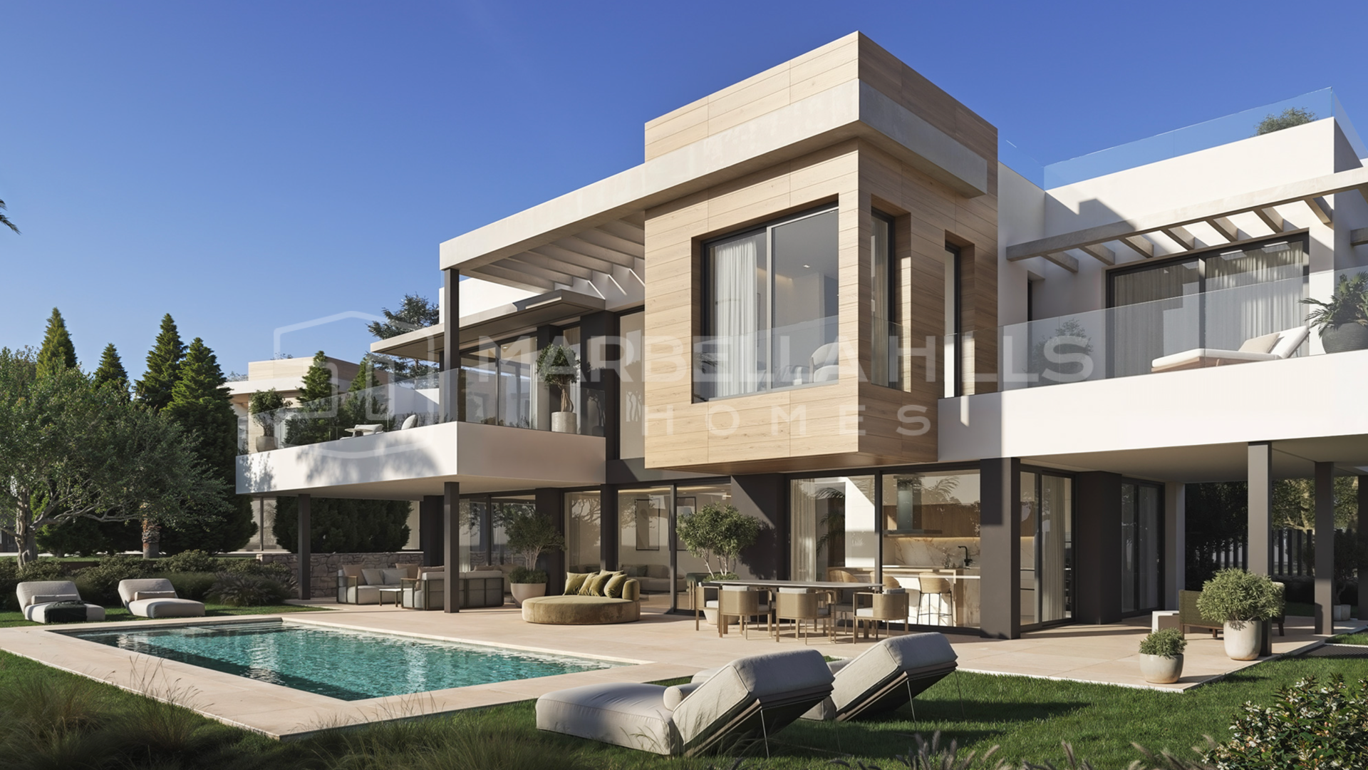Villas de lujo de obra nueva en venta en Hacienda Las Chapas, Marbella Este