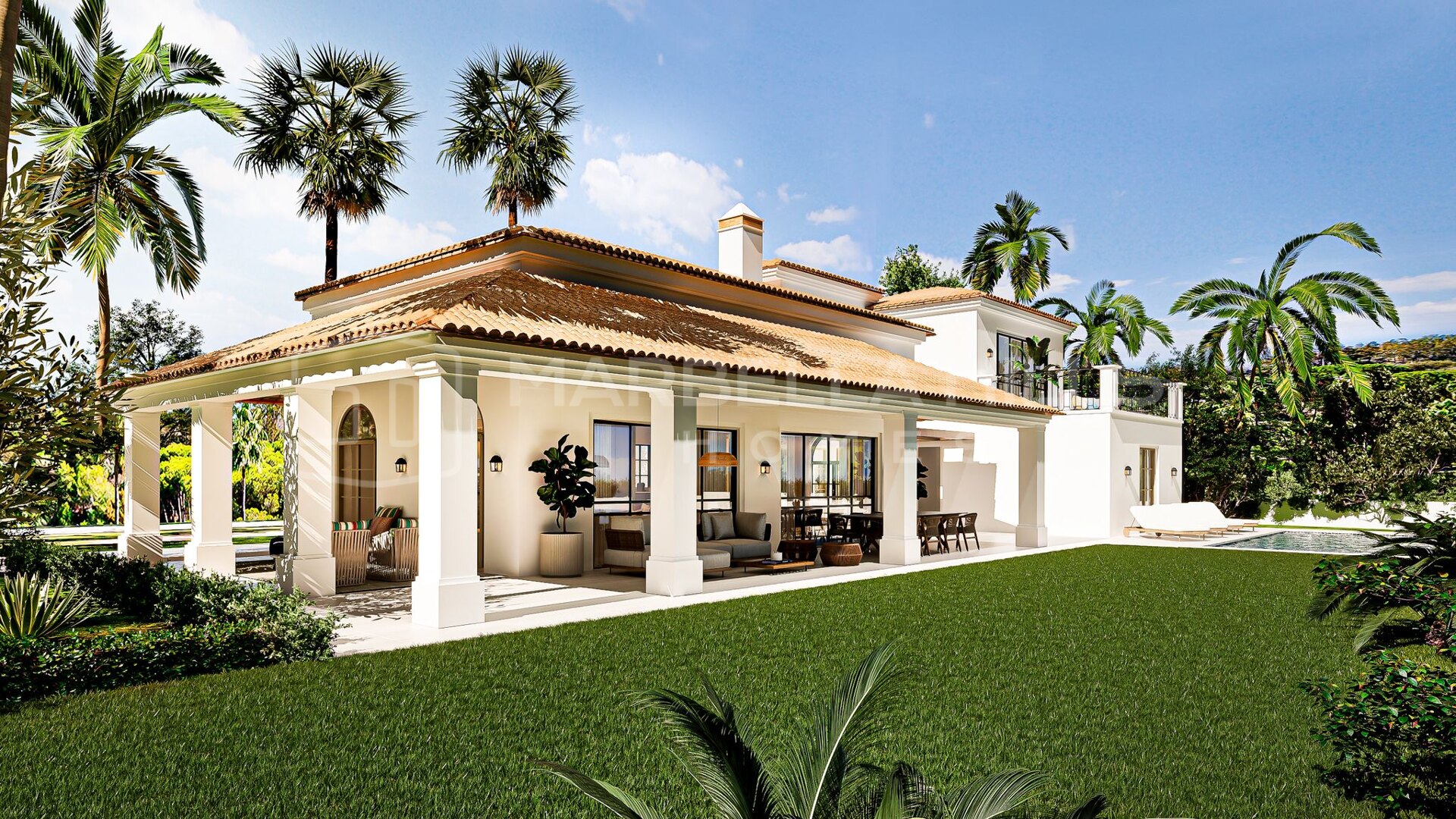 Moderne Luxusvilla zum Verkauf in Valle Romano, Estepona, mit Meerblick