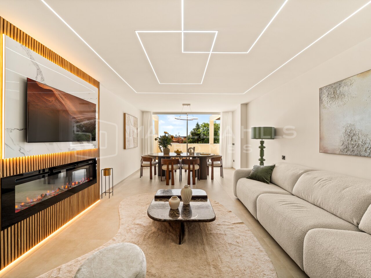 Appartement rénové de 3 chambres à vendre à Palacetes Los Belvederes, La Cerquilla, Nueva Andalucía