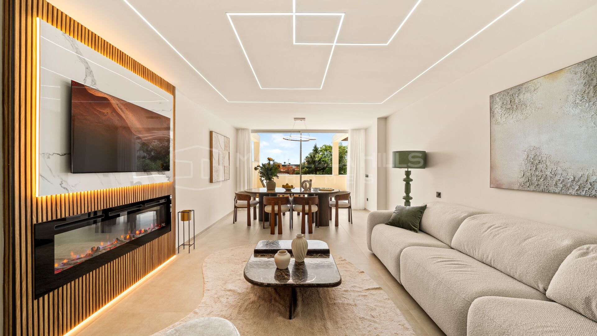 Appartement rénové de 3 chambres à vendre à Palacetes Los Belvederes, La Cerquilla, Nueva Andalucía