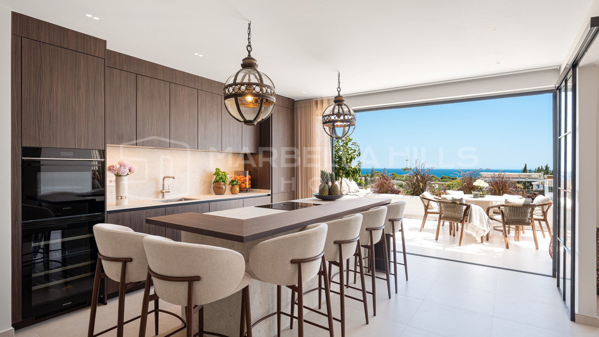 Appartement de luxe rénové à vendre sur le Golden Mile de Marbella | Vue mer à Coto Real