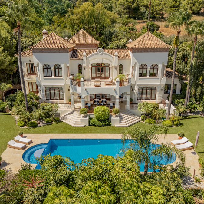 Villa méditerranéenne de luxe à vendre à Sierra Blanca, Golden Mile de Marbella