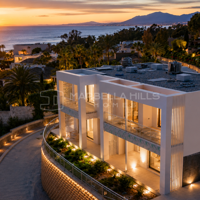 New Townhouses for Sale in Elviria, Marbella – Estrella del Mar Villas
