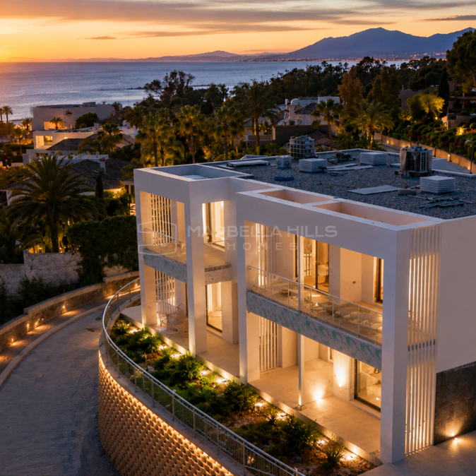 New Townhouses for Sale in Elviria, Marbella – Estrella del Mar Villas