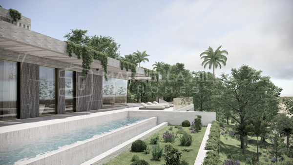 Luxury Villa Project for Sale in Monte Mayor Benahavís with Sea Views