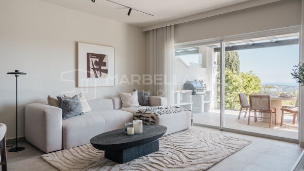 Apartamento de lujo en planta baja con jardín privado en La Quinta, Nueva Andalucía