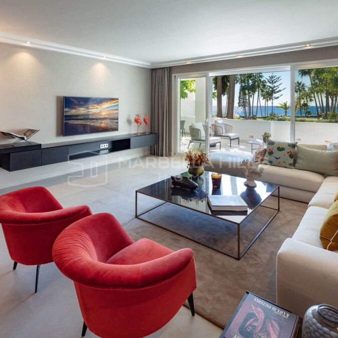 Appartement de Luxe en Première Ligne de Plage à Vendre à Puente Romano – Golden Mile de Marbella