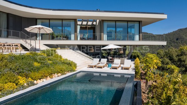Villa contemporaine de luxe avec vue mer à vendre à Monte Mayor, Benahavís
