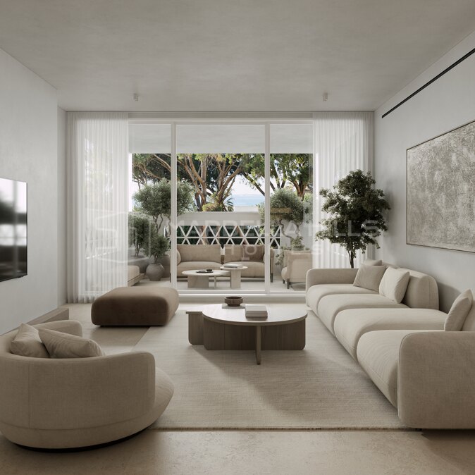 Luxury Beachfront Apartment with Sea Views for Sale in Playas del Duque, Puerto Banús