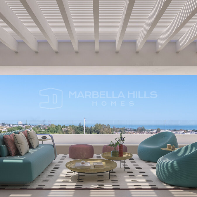 New Build 2 Bedroom Luxury Apartment with Large Basement and Panoramic Views in Benahavís