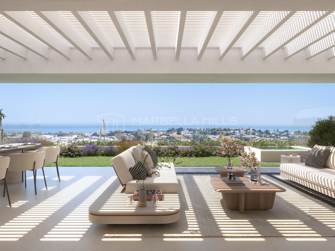 Appartement de luxe de 3 chambres au premier étage avec vues panoramiques sur la mer à Benahavís