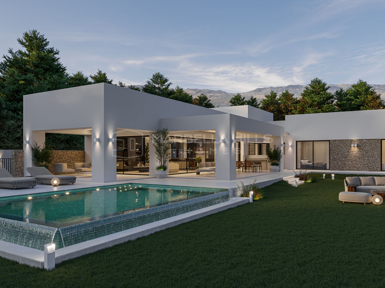 Villa de luxe à vendre à La Carolina Golden Mile Marbella – Résidence contemporaine de designer