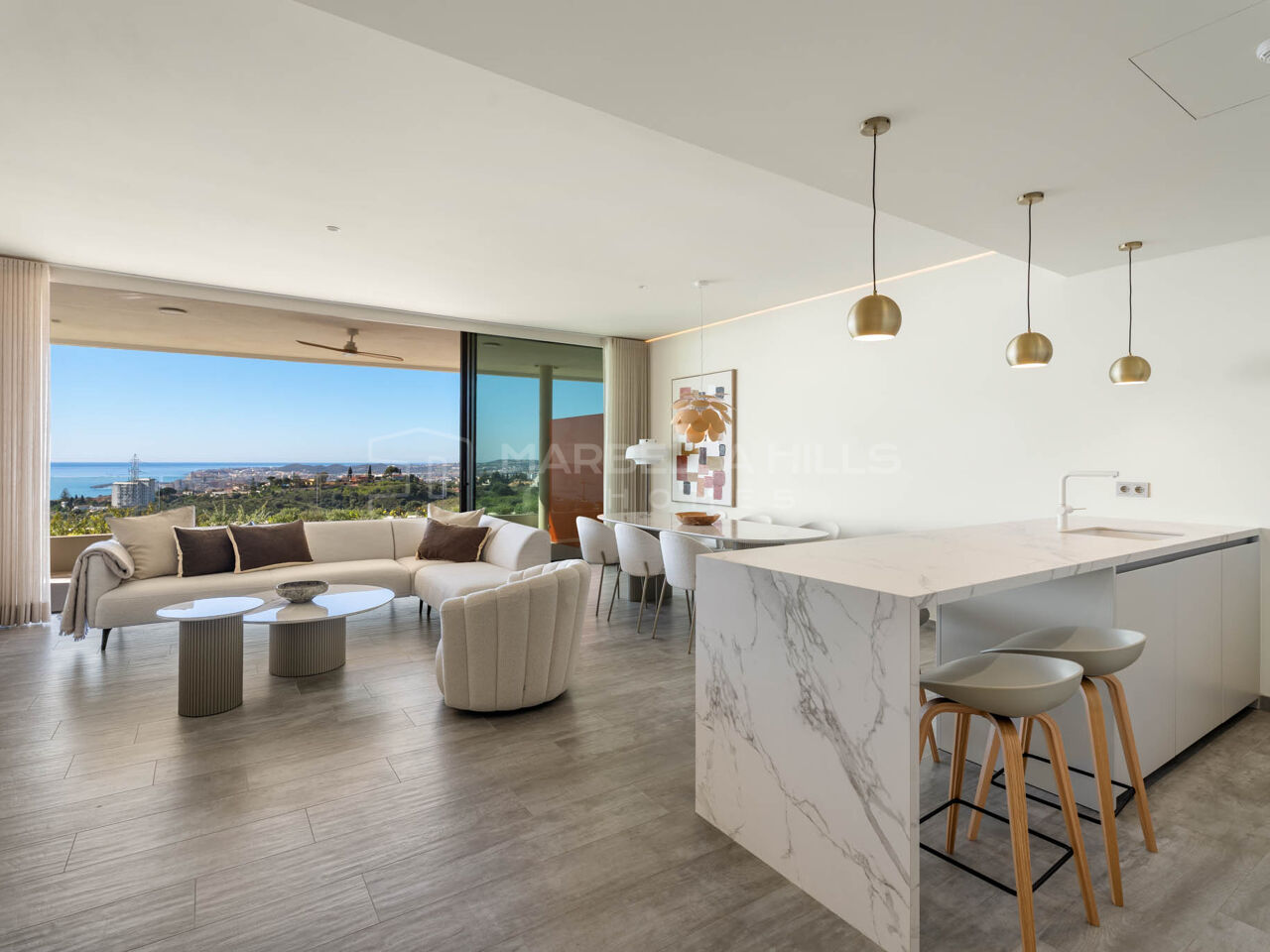Propriété à vendre à El Higuerón Fuengirola – Appartement de luxe 3 chambres avec vue mer