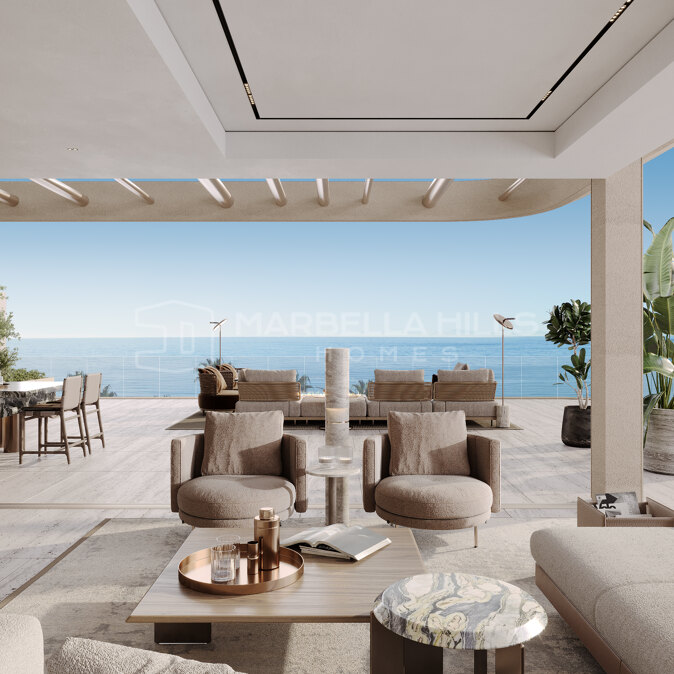 Brand New Beachfront Penthouses for Sale in Estepona | Costa del Sol