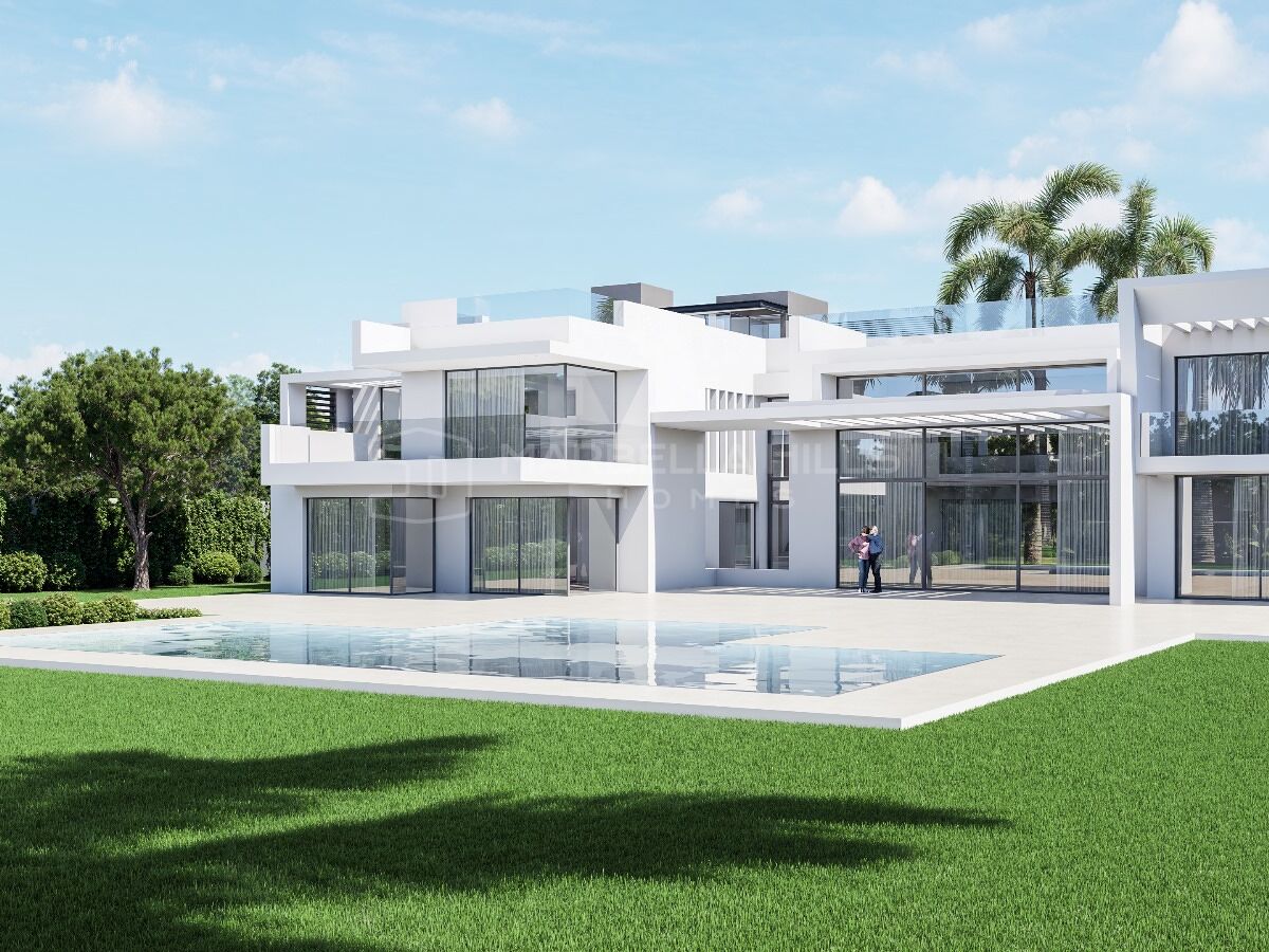 Villa Neuve à Vendre à Guadalmina Baja Marbella Proche Plage et Golf