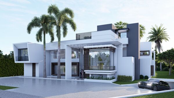 Villa Neuve à Vendre à Guadalmina Baja Marbella Proche Plage et Golf