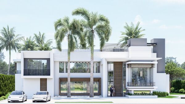 Villa Neuve à Vendre à Guadalmina Baja Marbella Proche Plage et Golf