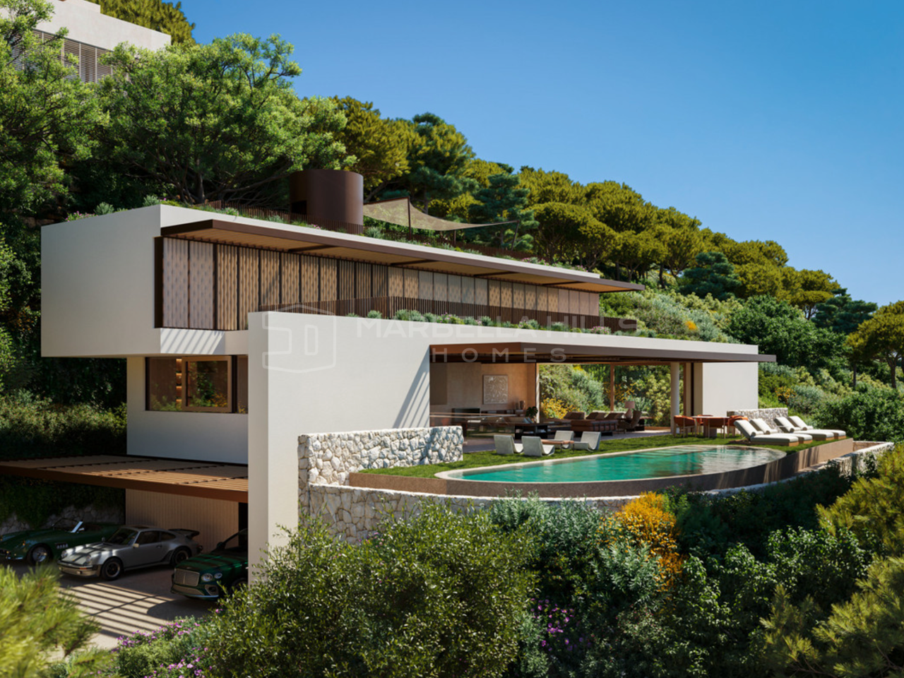 Contemporary Villa for Sale in El Madroñal, Marbella | Sea Views