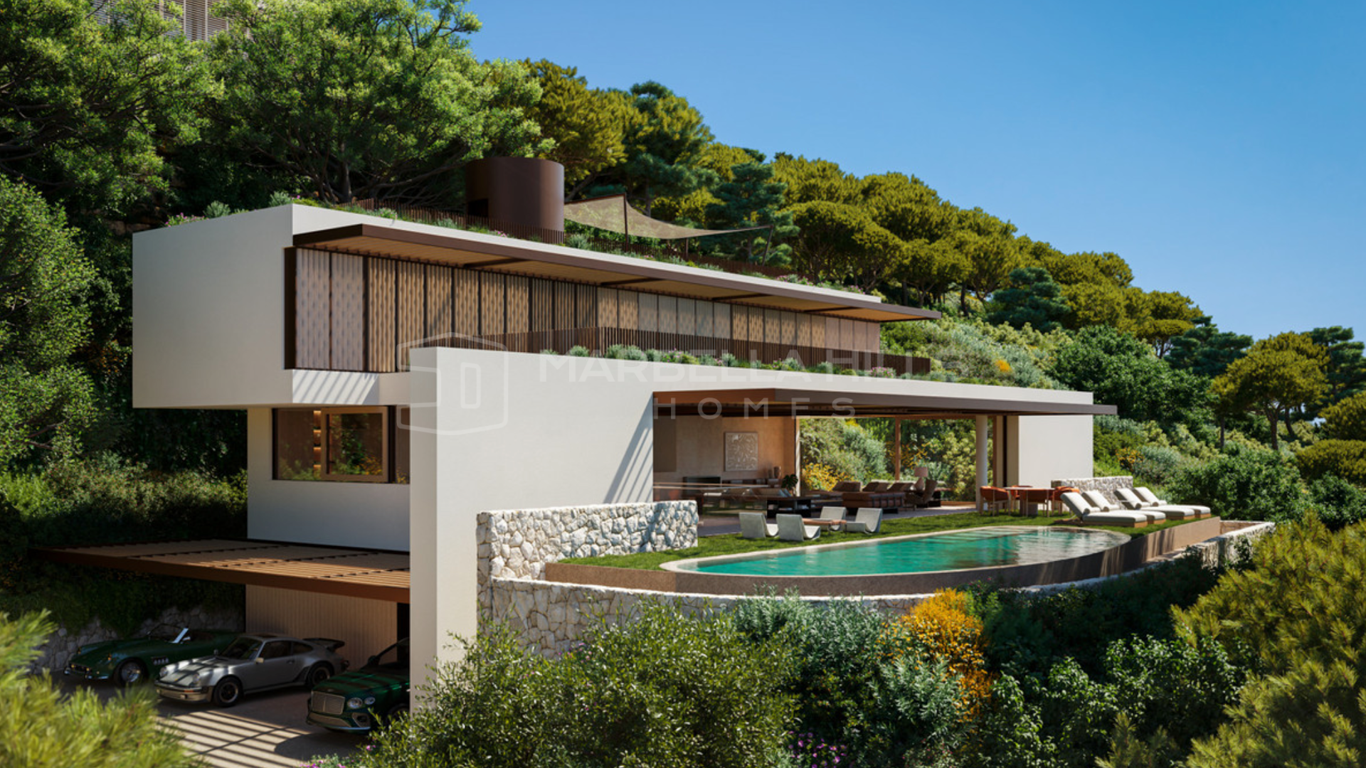 Contemporary Villa for Sale in El Madroñal, Marbella | Sea Views