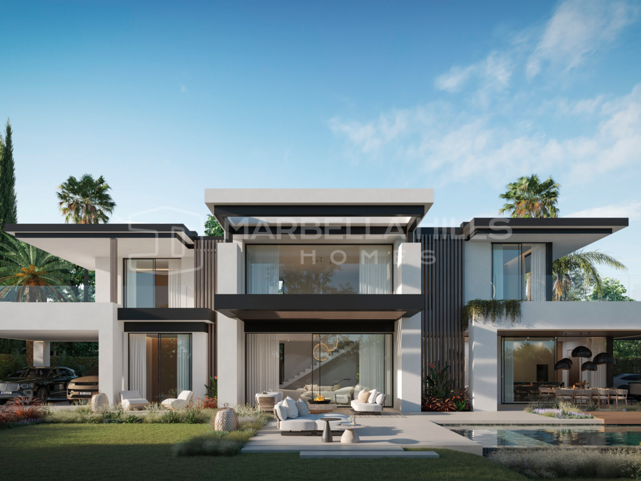 Villa moderna de obra nueva en venta en Cortijo Blanco, Marbella