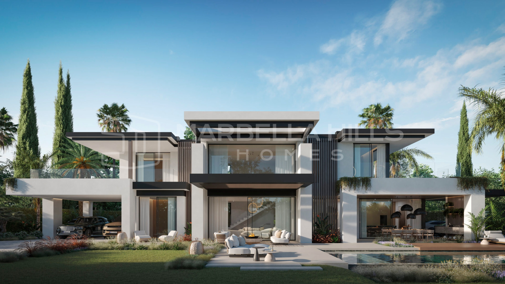 Villa moderna de obra nueva en venta en Cortijo Blanco, Marbella