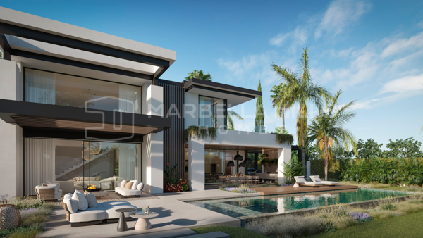Moderne Neubauvilla zum Verkauf in Cortijo Blanco, Marbella