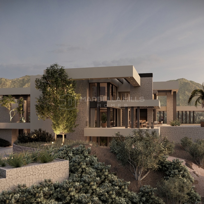 Proyecto de villa ultra lujo en venta en La Zagaleta Benahavís primera línea de golf