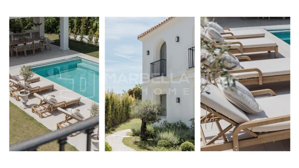 Villa de Luxe à Vendre à Los Arqueros Benahavís avec Piscine, Cinéma et Vue Montagne