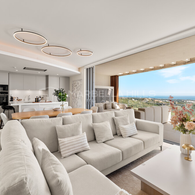 Penthouse Duplex de Luxe à Vendre à Real de la Quinta Benahavís avec Vue Mer et Solarium Privé