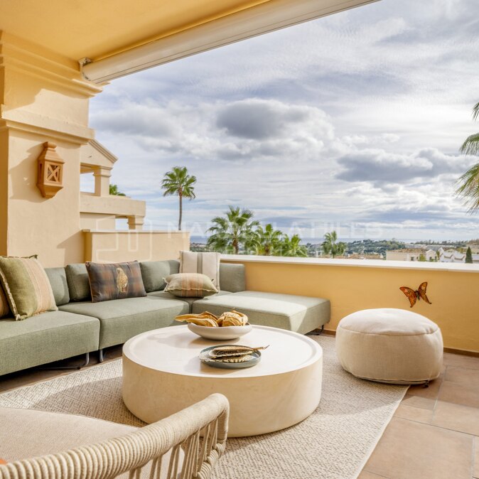 Penthouse de Luxe à Vendre à Albatross Hill Nueva Andalucía Marbella avec Vue Mer