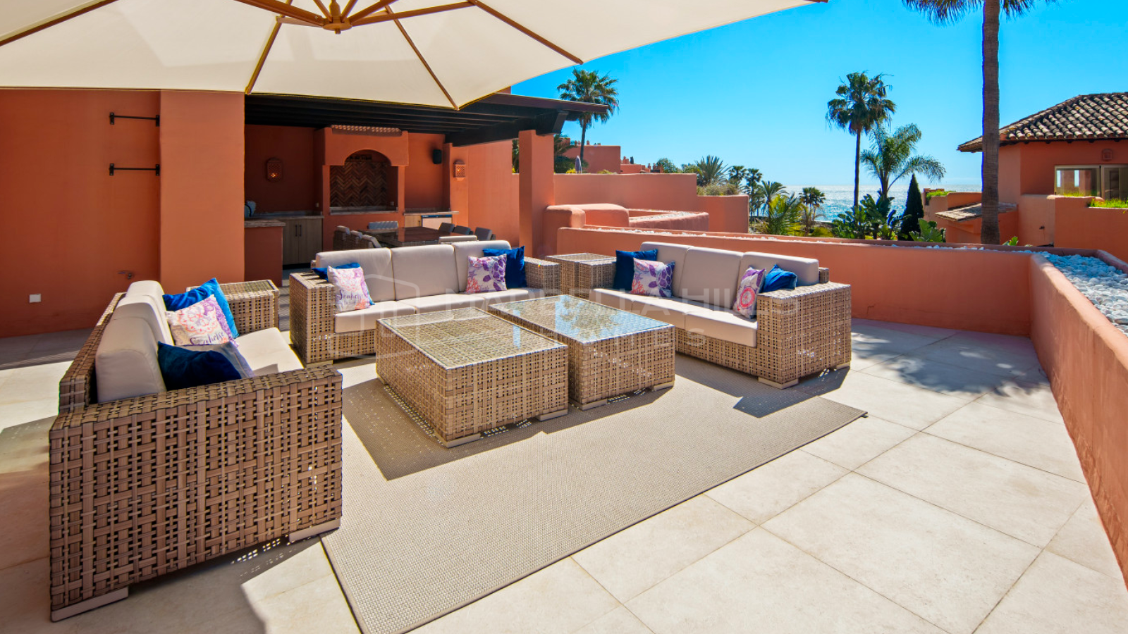 Luxury Beachfront Duplex Penthouse for Sale in La Morera, Marbella East