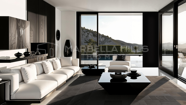 Villa contemporaine de luxe à vendre à La Cala de Mijas – Architecture exclusive et art de vivre méditerranéen sur la Costa del Sol