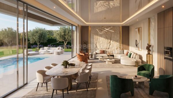 Villas Contemporaines de Design à Vendre avec Vue Panoramique à Marbella