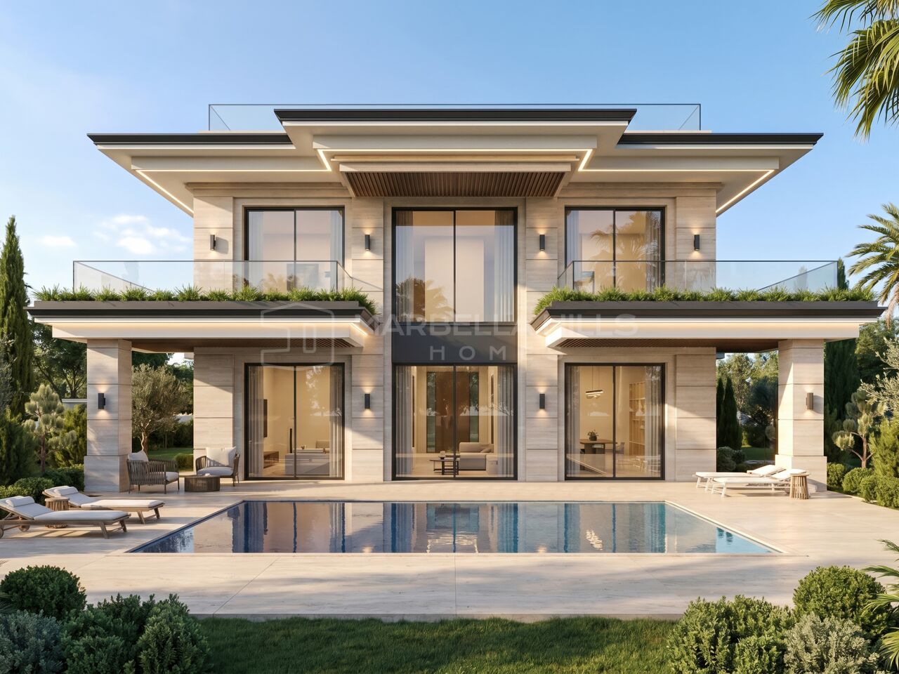 Villas Contemporaines de Design à Vendre avec Vue Panoramique à Marbella