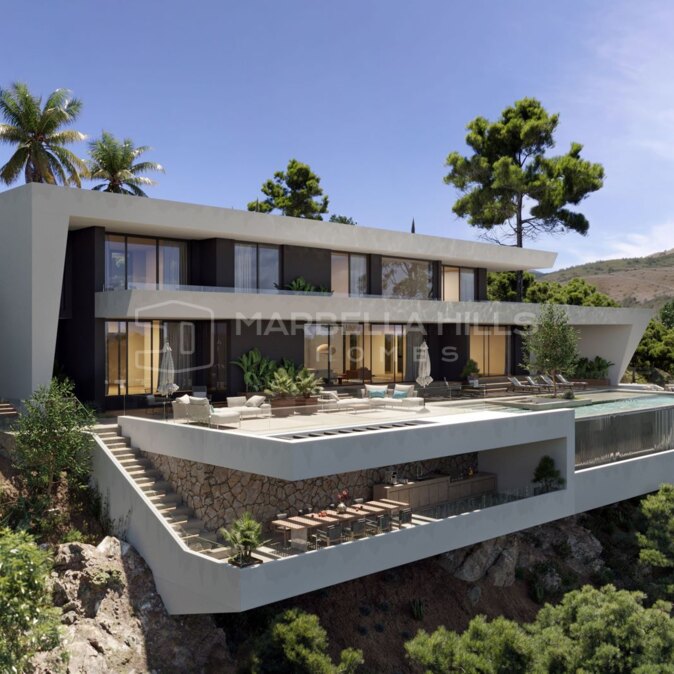 Contemporary Villa with Panoramic Sea Views in Monte Mayor, Benahavís