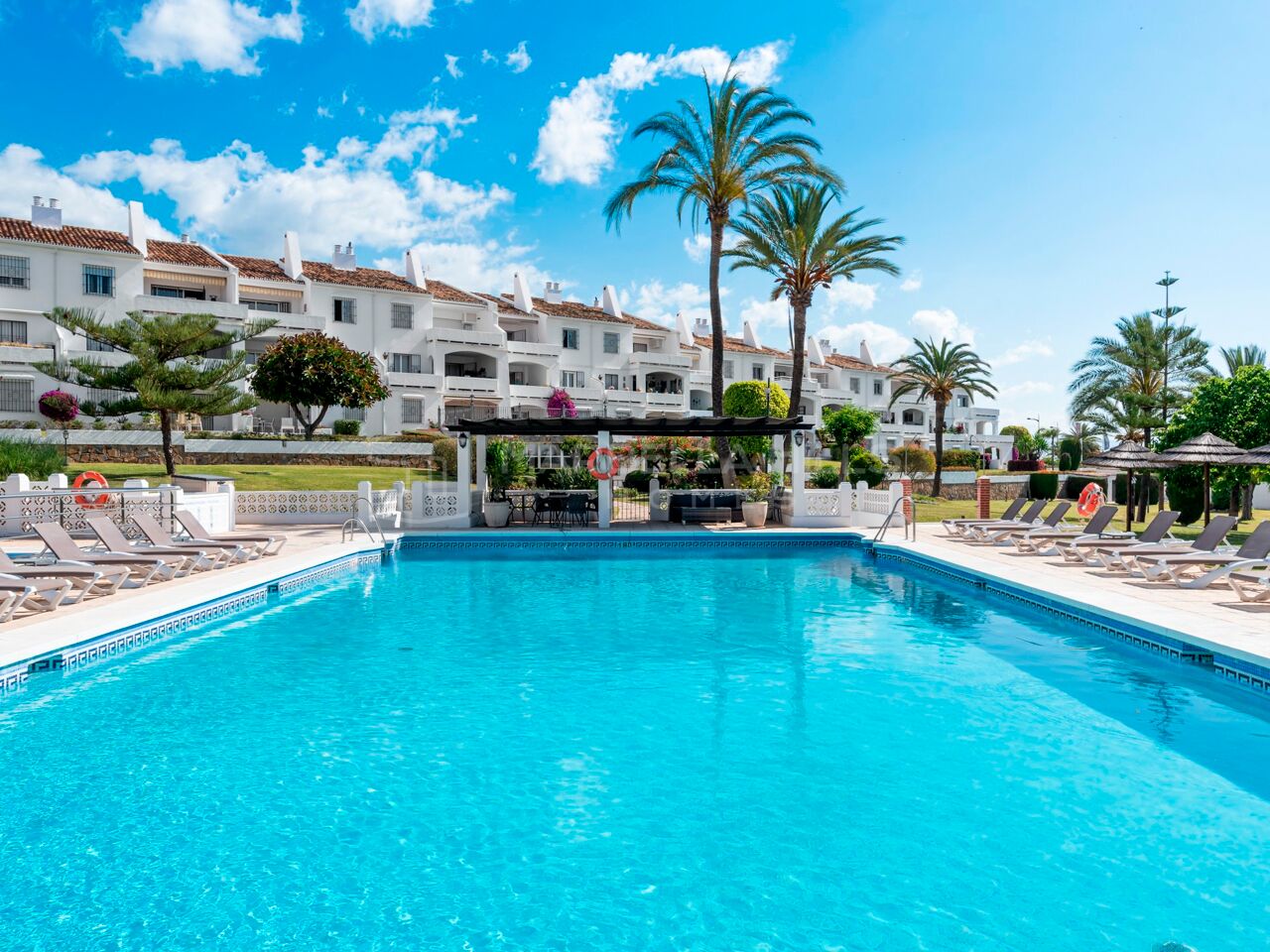 Refurbished Ground Floor Apartment for Sale in Nueva Andalucía, Marbella with Sea Views and Walking Distance to Puerto Banús