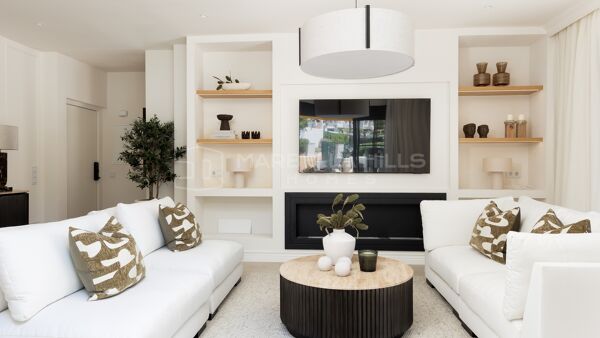 Luxury Ground Floor Apartment in Aldea Blanca, Nueva Andalucía – Fully Rebuilt to Scandinavian Standards