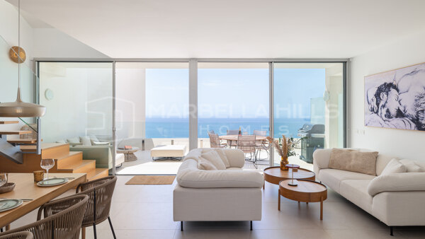 Luxury Duplex Penthouse for Sale in Benalmádena with Tourist Licence | Panoramic Sea Views in Stupa Hills