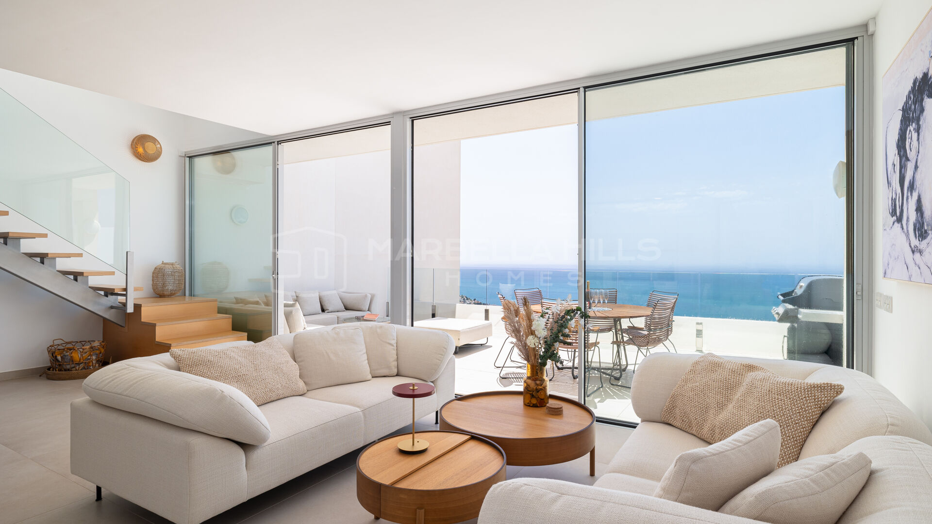 Penthouse duplex de luxe à vendre à Benalmádena avec licence touristique | Vue panoramique sur la mer à Stupa Hills