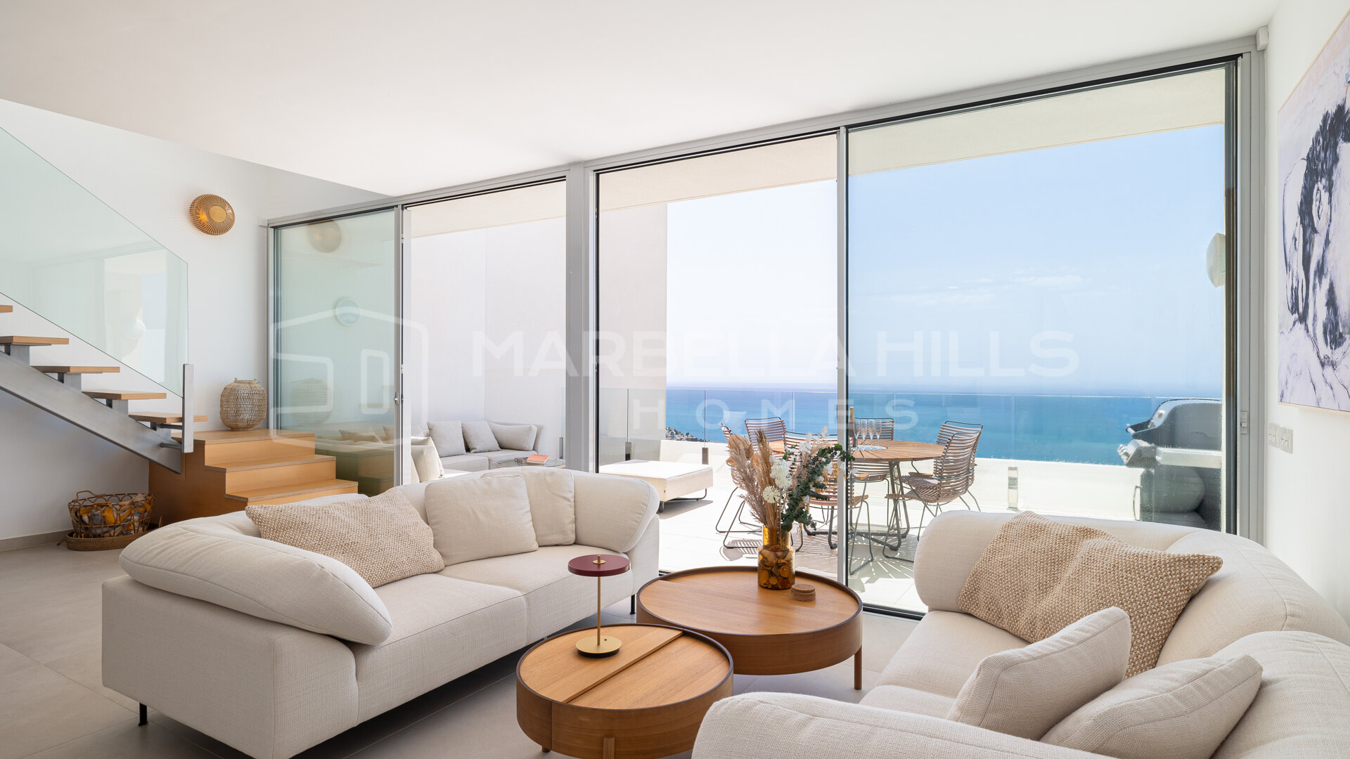 Penthouse duplex de luxe à vendre à Benalmádena avec licence touristique | Vue panoramique sur la mer à Stupa Hills